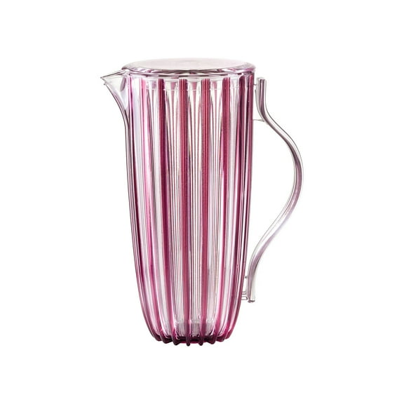 Guzzini Dolcevita Amethyst Pitcher with Lid 1.75L Bio-Based Plastic Indoor Outdoor Use Entertainment Jug