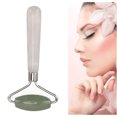 thumbnail image 3 of Nieyigj Handcrafted Jade Roller Face Massager Tool, Finely Polished Skin Tightening & Depuffing Beauty Roller, Facial Muscle Relaxation Skincare Accessory, Green (5.9 inches / 15 cm), 3 of 10
