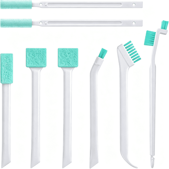 ACDANC Small Cleaning Brush Tight Spaces,8Pcs Crevice Cleaning Brushes Tool for Household Use,Tiny Cleaning Brush Mini Parts Humidifier Toaster Crevice Cleaning Brush