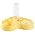 thumbnail image 4 of Juego de Cuencos de Agua Y Comida para Mascotas, con Botella Dispensadora de Agua Automática, Cuencos para Perros Y Gatos, Comedero para Perros Pequeñ amarillo, 4 of 8