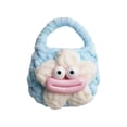 thumbnail image 2 of Funda para auriculares, bolsa para auriculares, bolsa para auriculares, bolsa para cambio tejida a mano de ganchillo azul, 2 of 8