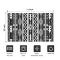 thumbnail image 5 of Black and White Geometric Boho Pattern Door Rugs,Washable Non Slip Door Mats Indoor,Decorative Door Mats,Entry Mat Indoor for Entrance,Bedroom,Kitchen,Bathroom,20"x32", 5 of 6