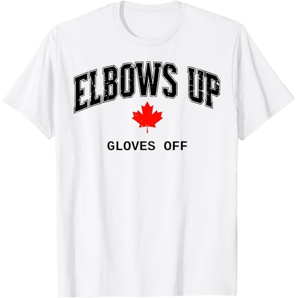 Camiseta divertida de hockey con bandera de Canadá