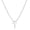 Silver, variant on 18K Gold Plated Cross Necklaces for Women Cross Pendant Chain Catholic Religious Christian First Communion Birthday Graduation Jewelry Gifts Teen Mom Female Lady Adult Wife Age Ideas