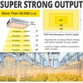 thumbnail image 4 of 600W Grow Lights for Indoor Plants, Growing Light Full Spectrum with Veg Bloom Mode, Indoor Grow Light for 2x4ft Coverage, 4 of 7