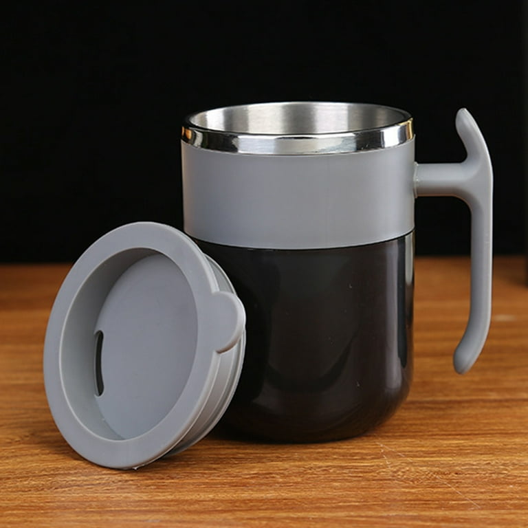 350ML Stainless Steel Self-Stirring Cup - Automatic Tea Coffee Mixing Mug 