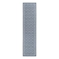 thumbnail image 3 of Unique Loom Outdoor Trellis Collection Area Rug - Kafes (2' x 8' Runner Navy Blue/Ivory), 3 of 7