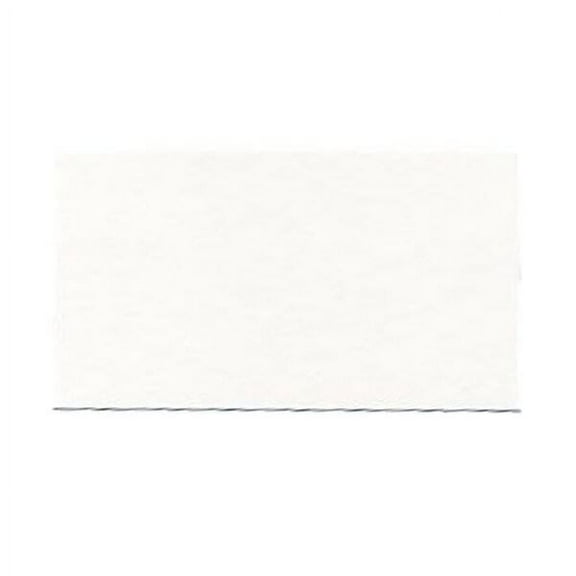 JAM Paper Flat Note Cards, 2 x 3 1/2, White, 500/Box