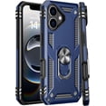 thumbnail image 6 of MYKOMI for iPhone 17 Case 6.3 Inch with Screen Protector,Military Grade Shockproof Heavy Duty Protective Phone Cover Pass 16ft Drop Test with Magnetic Kickstand Car Holder, 6 of 7