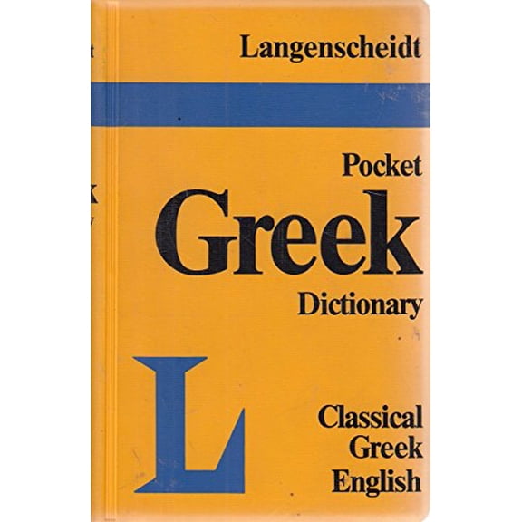 Pre-Owned Langenscheidt's Pocket Dictionary Classical Greek (Langenscheidt's Pocket Dictionaries), 9780887290817, 0887290817, Paperback,