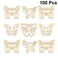 thumbnail image 5 of FUEENIRVA 100PCS Butterfly Shape Wood Chips for Crafting with Assorted Color Wood, 5 of 8