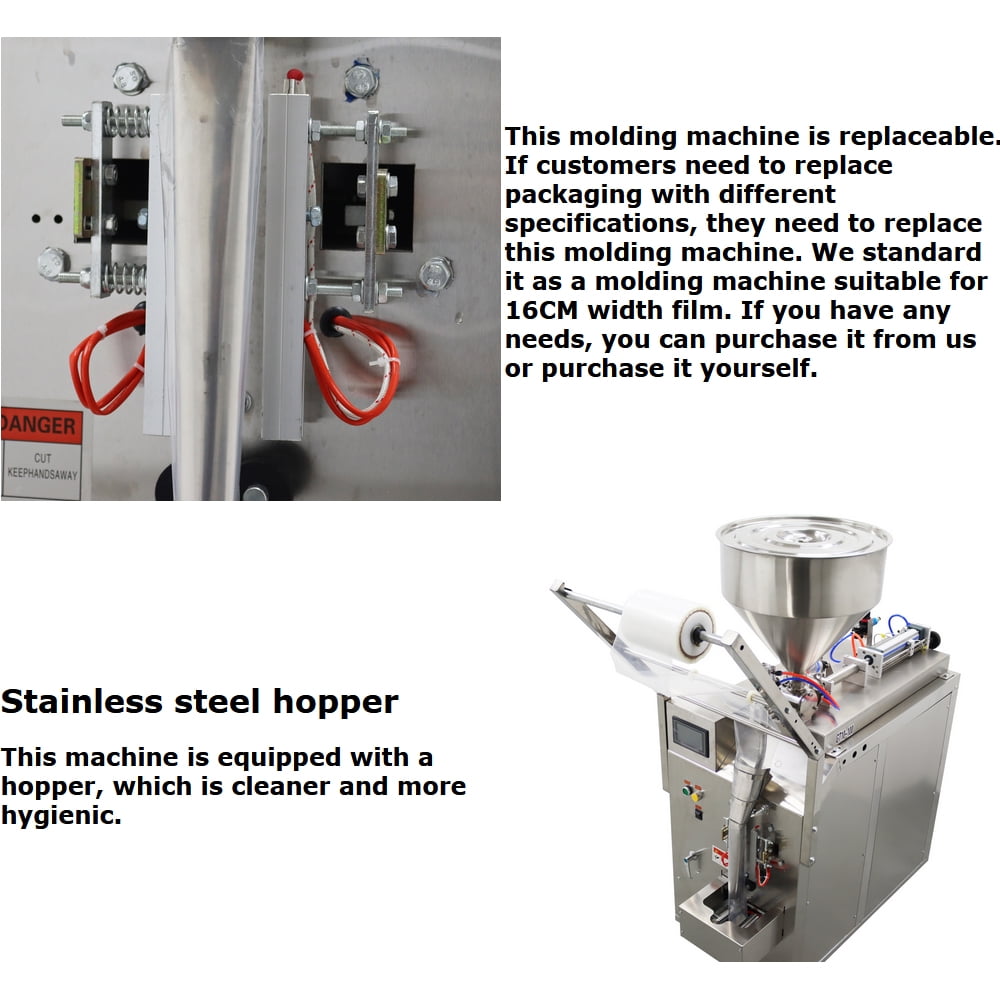 10-100ML Filling Machine Automatically Quantitatively Subpackages Stainless Steel Commercial 110V