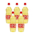 thumbnail image 1 of 1-2-3 Aceite Vegetal Paquete de 5 piezas de 1 litro, 1 of 4