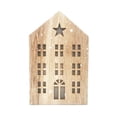 thumbnail image 4 of Casa resplandeciente de Navidad Casa de pueblo con nieve de Navidad Regalo de Navidad Navidad Estilo B, 4 of 9