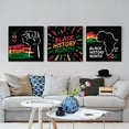 thumbnail image 7 of PYPESEEWY Welcome Home Decorations Warehouse Black History Month Anniversary Decorative Painting Single Canvas Core Frame Poster, 7 of 7