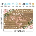 thumbnail image 3 of 7x5ft Floral Wood Happy Mothers Day Party Photo Booth Backdrop, 3 of 6