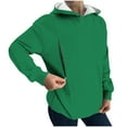 thumbnail image 2 of Edvintorg Maternity Clothes Women Solid Color Long Sleeve Casual Maternity Hoodies & Sweatshirts Winter Pullover Nursing Shirts for Breastfeeding, 2 of 6