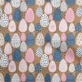 thumbnail image 1 of oneOone Cotton Poplin Brown Fabric Easter Quilting Supplies Print Sewing Fabric By The Yard 42 Inch Wide, 1 of 4