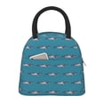 thumbnail image 1 of Fotbe Cartoon Whale Bolsa de Almuerzo con Estampado, Lonchera Aislada, Contenedor de Comida Reutilizable Tipo Cooler a Prueba de Fugas, 1 of 6