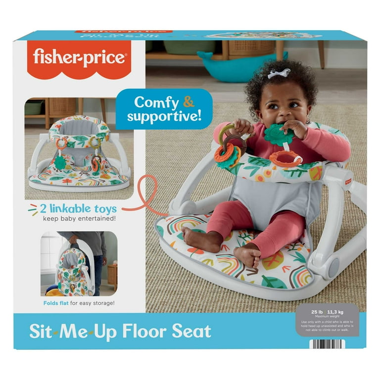 Fisher-Price Sit-Me-up Floor Seat Portable Infant Chair with Toys