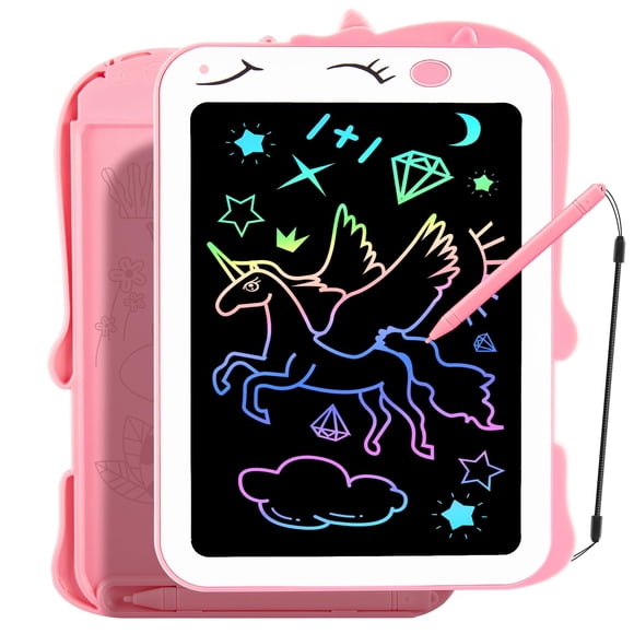 Tableta de escritura LCD Teriph Unicorn Girl de 8.5 pulgadas para niños de 2 a 8 años