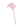 thumbnail image 1 of Stick Hobby Horse Riding Toy, Stick Horse Plush Handcrafted Hobby Horse on A Stick , 27.56inch 2 Sound Effect Plush Horse Stick Toy with  Neighing Sounds, 1 of 7