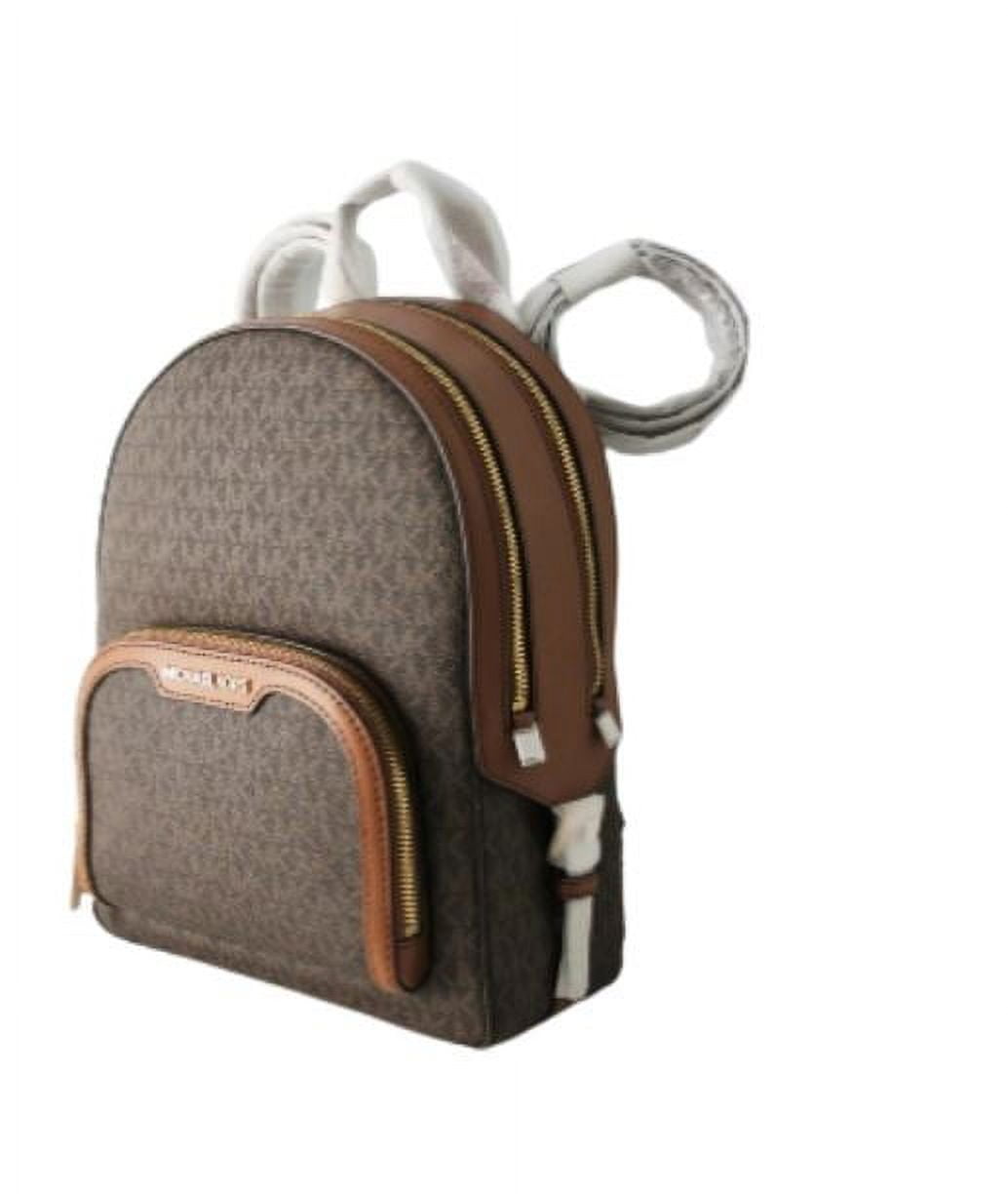 Michael Kors Jaycee Large Logo Backpack, Brown, MK Signature