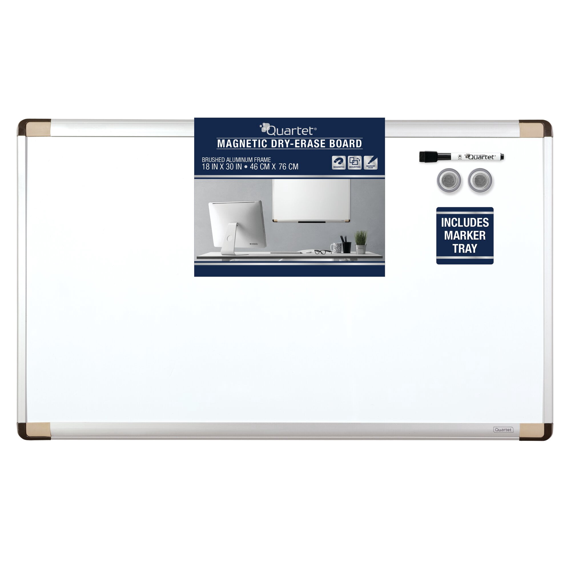 Quartet Qt48101 Euro Whiteboard, 760X460Mm