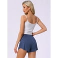 thumbnail image 4 of DARING DIVA Women's 2pcs High Waist Casual Cozy Solid Sleep Pajama Bottoms S Black and Blue, 4 of 7