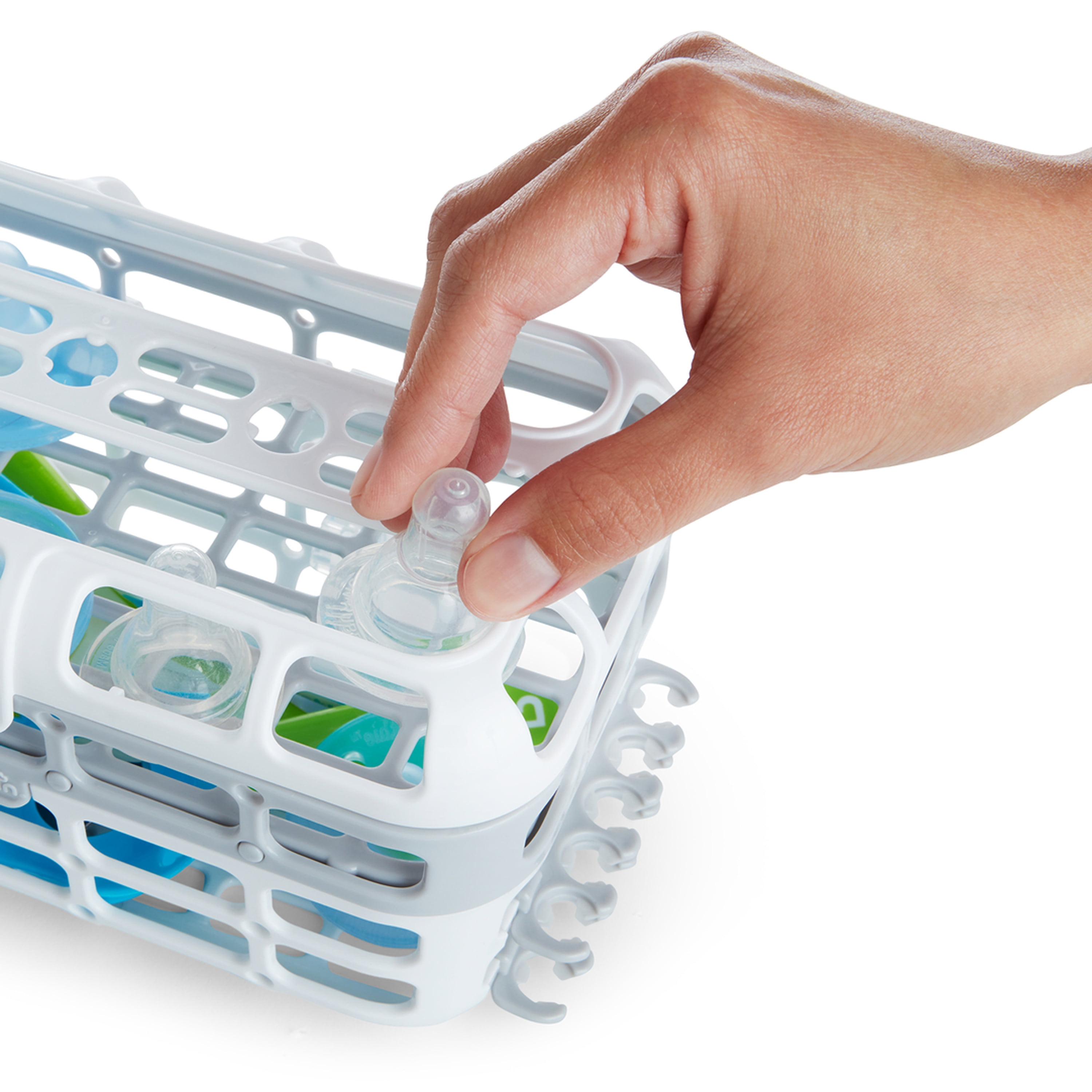 2) Munchkin Deluxe Dishwasher Baskets Bottle Nipples Valves Straws  Accessories