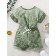 thumbnail image 4 of CARETOO Toddler Baby Boys Clothes Te Dye Top T-shirt Short 2Pcs Outfits 95% Cotton Summer Casual Set, 4 of 9