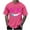 Red, variant on Men's Crew Neck T-Shirts Fast-Dry Printed Polyester, 3D Cut Round Neck Athletic Top for Gym, Running, Cycling & Casual