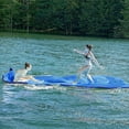 thumbnail image 6 of Water Floating Mat 12x6 Foam Lake Floats Floating Foam Pad Lily Pad for Water Recreation and Relaxing  Mat (Blue), 6 of 7