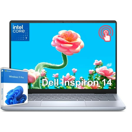 Dell Inspiron 14 7440 2-in-1 Laptop, 14" FHD Touchscreen Display, Core 7 150U, 64GB DDR5 RAM, 2TB SSD, Windows 11 Pro, Backlit, FHD Webcam, Fingerprint Reader