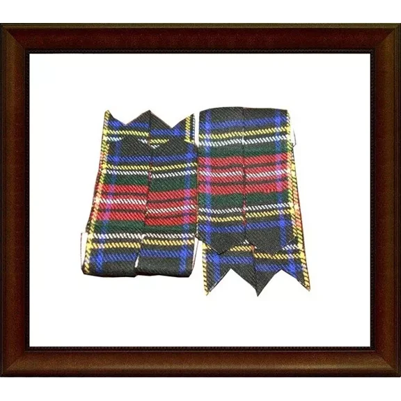 Flashers Kilt Hose Socks, Traditional Highland Scottish Kilt Flashers for Formal and Casual Wear, Adjustable and Comfortable Fit
