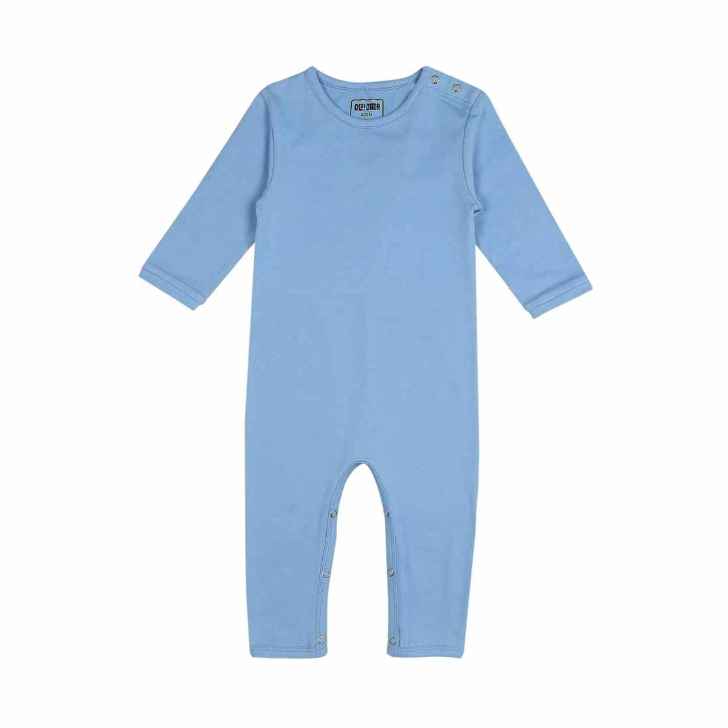 Ola! Otter Infant Full Sleeve Romper | Organic Cotton | Comfortable Everyday Baby Wear| Cozy Baby Sleep  Play Romper