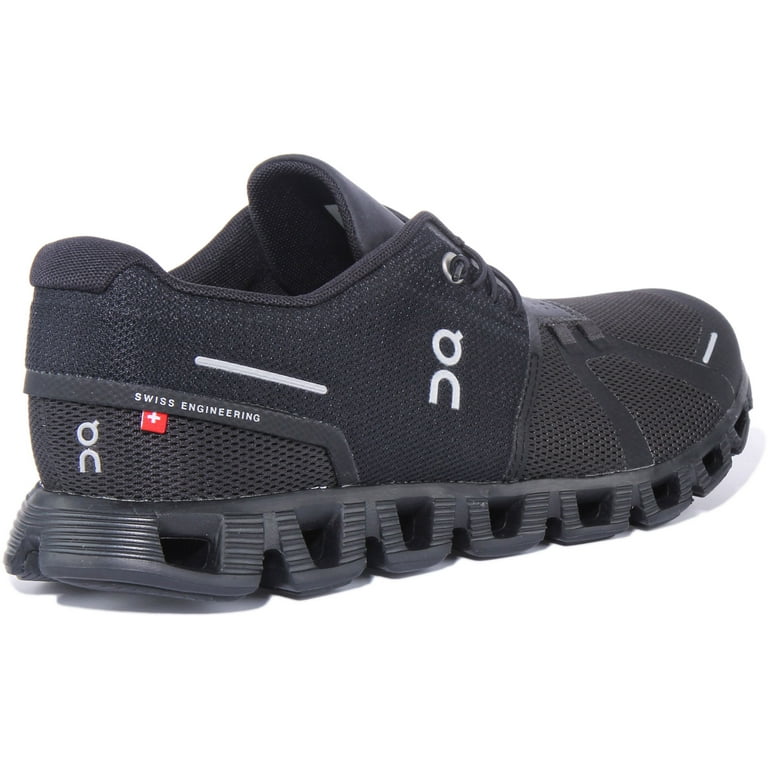 美品　オン　ON CLOUD5 27.0 ALL BLACK 59.98986 ON-RUNNING Lightweight Sports Exercise Sneakers, Cloud 5