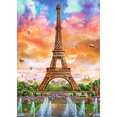 thumbnail image 1 of DIY 5D redondo taladro resina diamante pintura Torre Eiffel casa pared cuentas arte regalo FLhrweasw Nuevo, 1 of 9
