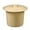 Light Yellow, variant on Compact Spittoon with Lid Splashproof Urinal Pot for Outdoor Camping Car Elderly Pink