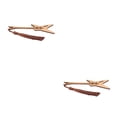 thumbnail image 3 of Eigraketly Small Bookmark Chic Bag Decor Bass Style Simple Supply Fixers Pendent Page Marker Shape Keyring Guitar Stationery Pattern Como se muestra 2piezas Eigraketly CBP470953, 3 of 6