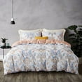 thumbnail image 2 of JOLUSERE 3-Piece Boho Vintage White Duvet Cover King Set, Soft Reversible Classical Bedding Set for All Seasons, 2 of 9