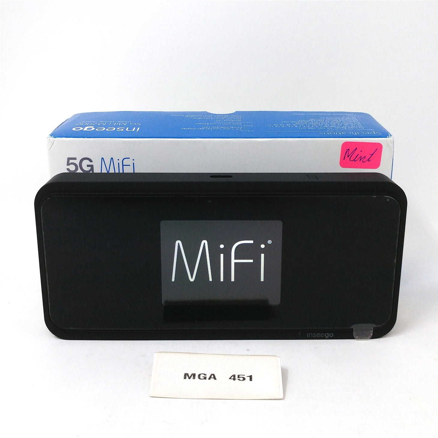 Grade A Inseego MiFi M2000 5G and 4G LTE Hotspot WiFi 6 Technology For T-Mobile Black - Generic Charger