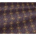 thumbnail image 5 of oneOone Viscose Jersey Fabric Leaves & Floral Block Printed Craft Fabric BTY 60 Inch Wide, 5 of 5