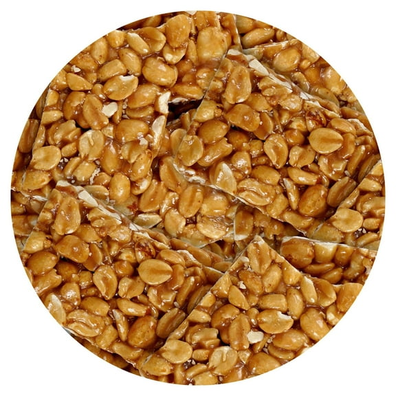 Peanut Brittle, 1 Pound Bulk Bag, The Hampton Candy Company