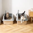 thumbnail image 7 of Large Stainless Steel Cat Litter Box with Lid For Easy Clean-up, 7 of 7