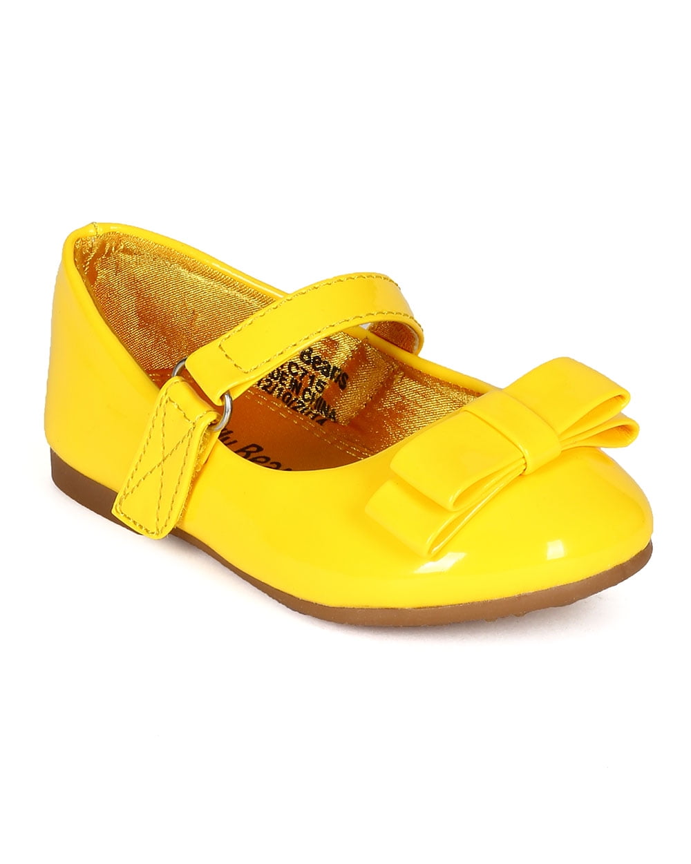 girls yellow mary janes