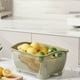 thumbnail image 4 of Cesta escurridora de verduras - Colador de doble capa para lavar frutas y verduras, plástico apto para alimentos, asas ergonómicas, gran capacidad, ideal para usar en la cocina, fácil de limpiar, 4 of 6