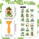 thumbnail image 2 of 18 hojas de calcomanías para el Día de San Patricio, 3,9 x 3,6 pulgadas, con diseños de gnomos, tréboles, hojas, mariposas, conejos y tazas., 2 of 9