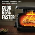 thumbnail image 4 of George Foreman Electric 7‑Serving Indoor Grill & Air Fryer, 6‑Qt 7‑in‑1 Multi‑Function Cooker with 360° Rapid Heating and Dual‑Heat Technology, Black, 4 of 10