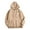 Khaki, variant on LUOGENLI Hoodies for Men Zip up Navy Blue Male and Women Autumn and Winter Solid Color Coconut Tree Printing Sweater Hooded Long Sleeve Pocket Sweater Men Hoodies Design Grey Size S